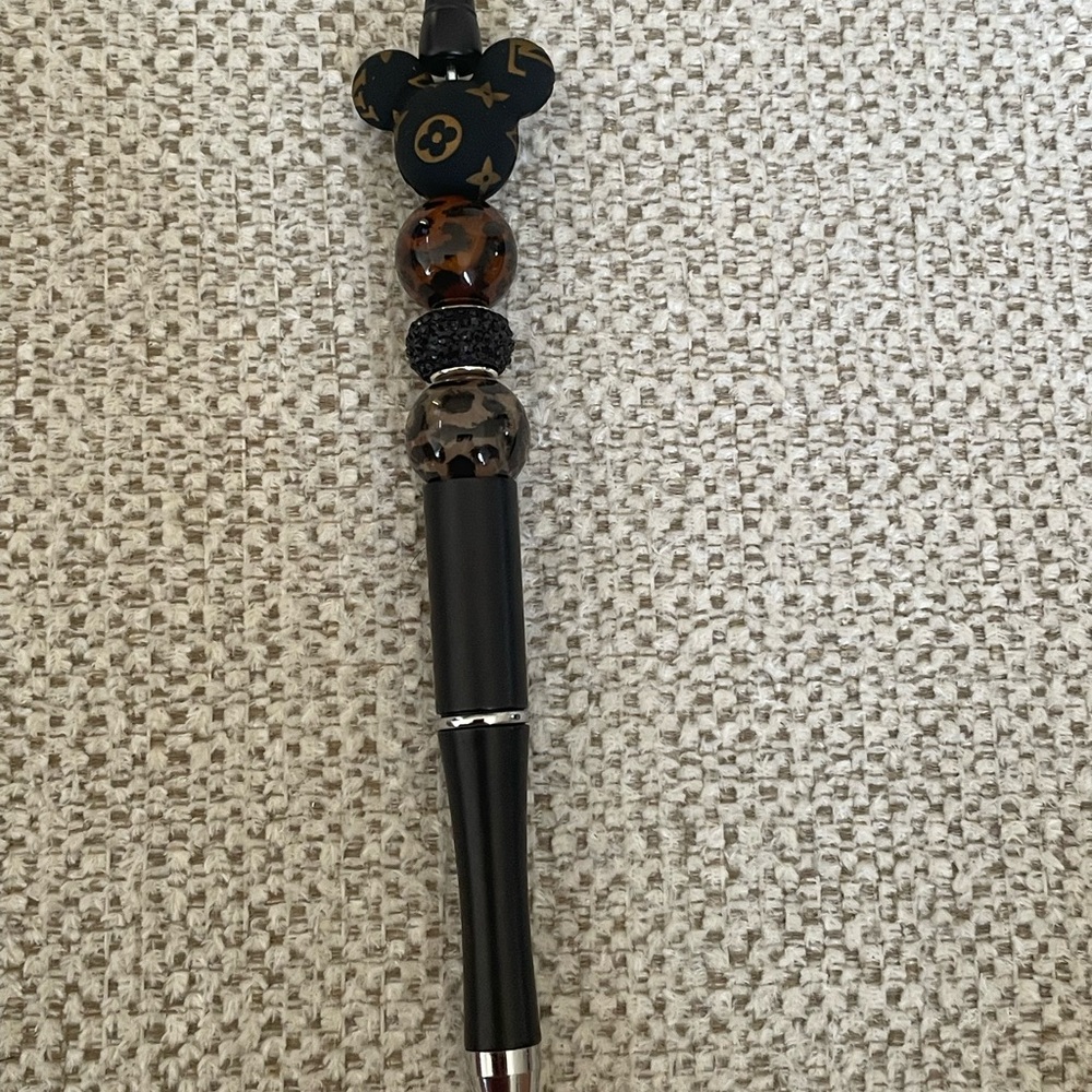 Mickey Mouse Black and Brown  LV Pen - Picture 2 of 2